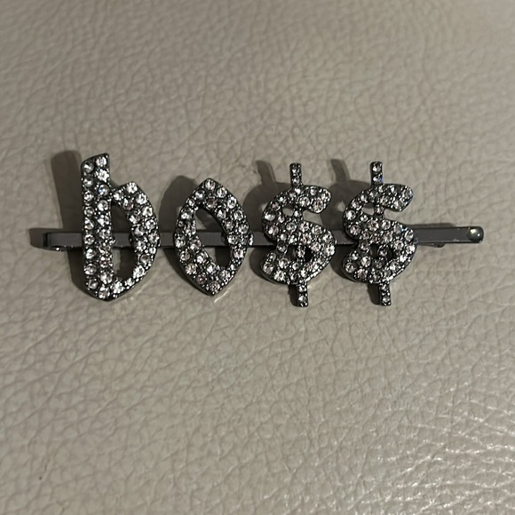 Kitsch x Justine Accessories - Kitsch x Justine Marjan BO$$ Rhinestone Bobby Pin